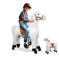 thumbnail image 1 of Akaber Ride on Horse for Big Kids, Horse Ride on Toy for 4 to 9 Years Old, (35.43'' Height) Riding Horse Rider Mechanical Walking Action, No Battery or Electricity, Max Load 165LBS, 1 of 8