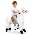 thumbnail image 1 of Akaber Ride on Horse for Big Kids, Horse Ride on Toy for 4 to 9 Years Old, (35.43'' Height) Riding Horse Rider Mechanical Walking Action, No Battery or Electricity, Max Load 165LBS, 1 of 8