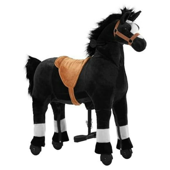 Wanan Ride on Horse for Big Kids, Horse Ride on Toy for 7 Years Old to Adult, (41.33'' Height) Riding Horse Rider Mechanical Walking Action, No Battery or Electricity, Max Load 187LBS