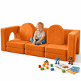 thumbnail image 1 of Akaber 13 Pcs Toddler Couches, Multifunctional Indoor Kids Play Couch, Toddler Sofa for Playing, Creativing, Sleeping, 1 of 8
