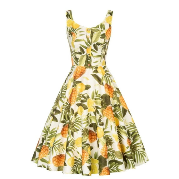 Wancir 1950s Vintage Womens Dress Bowknot Audrey Hepburn Style Party Dresses