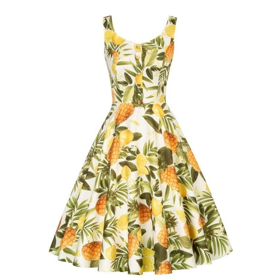 Wancir 1950s Vintage Womens Dress Bowknot Audrey Hepburn Style Party Dresses