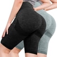 thumbnail image 1 of Wancir 2 Pack Women's Knee Length Leggings-High Waisted Capri Pants Biker Shorts for Women Yoga Workout Shorts Summer, 1 of 3