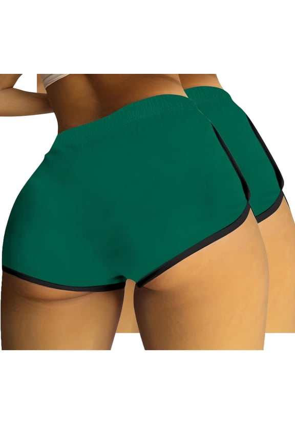 Wancir 2PC Booty Shorts for Women Sexy Naughty Letter Printed Yoga Dance Gym Workout Running Active Hot Shorts Loungewear Pajama