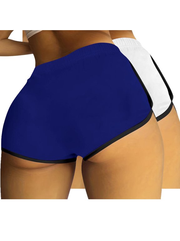 Wancir 2PC Booty Shorts for Women Sexy Naughty Letter Printed Yoga Dance Gym Workout Running Active Hot Shorts Loungewear Pajama