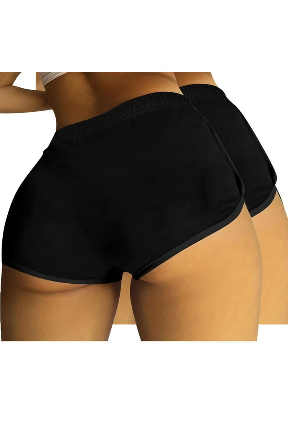 Wancir 2PC Booty Shorts for Women Sexy Naughty Letter Printed Yoga Dance Gym Workout Running Active Hot Shorts Loungewear Pajama