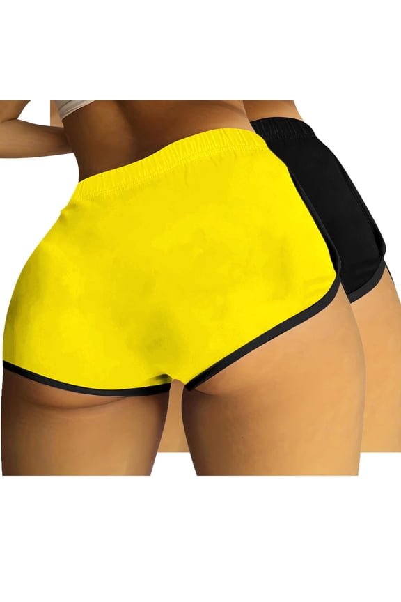 Wancir 2PC Booty Shorts for Women Sexy Naughty Letter Printed Yoga Dance Gym Workout Running Active Hot Shorts Loungewear Pajama