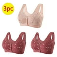 thumbnail image 1 of Wancir 32-42(B-DDD) Lightly Latex Lined Cup Wirefree Unpadded Full Coverage Plus Size Minimizer Bra, 1 of 9