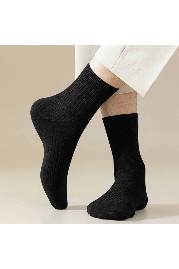 Wancir 5 Pairs Crew Socks Athletic Socks for Men and Women Breathable Cushion Socks Casual Sport Socks for Running Traveling