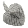 thumbnail image 1 of Wancir Adult Knit Beanie Hat, Winter Bear Ears Hat Warm Knitted Fleece Lined Woollen Ski Pompom Hat, 1 of 8