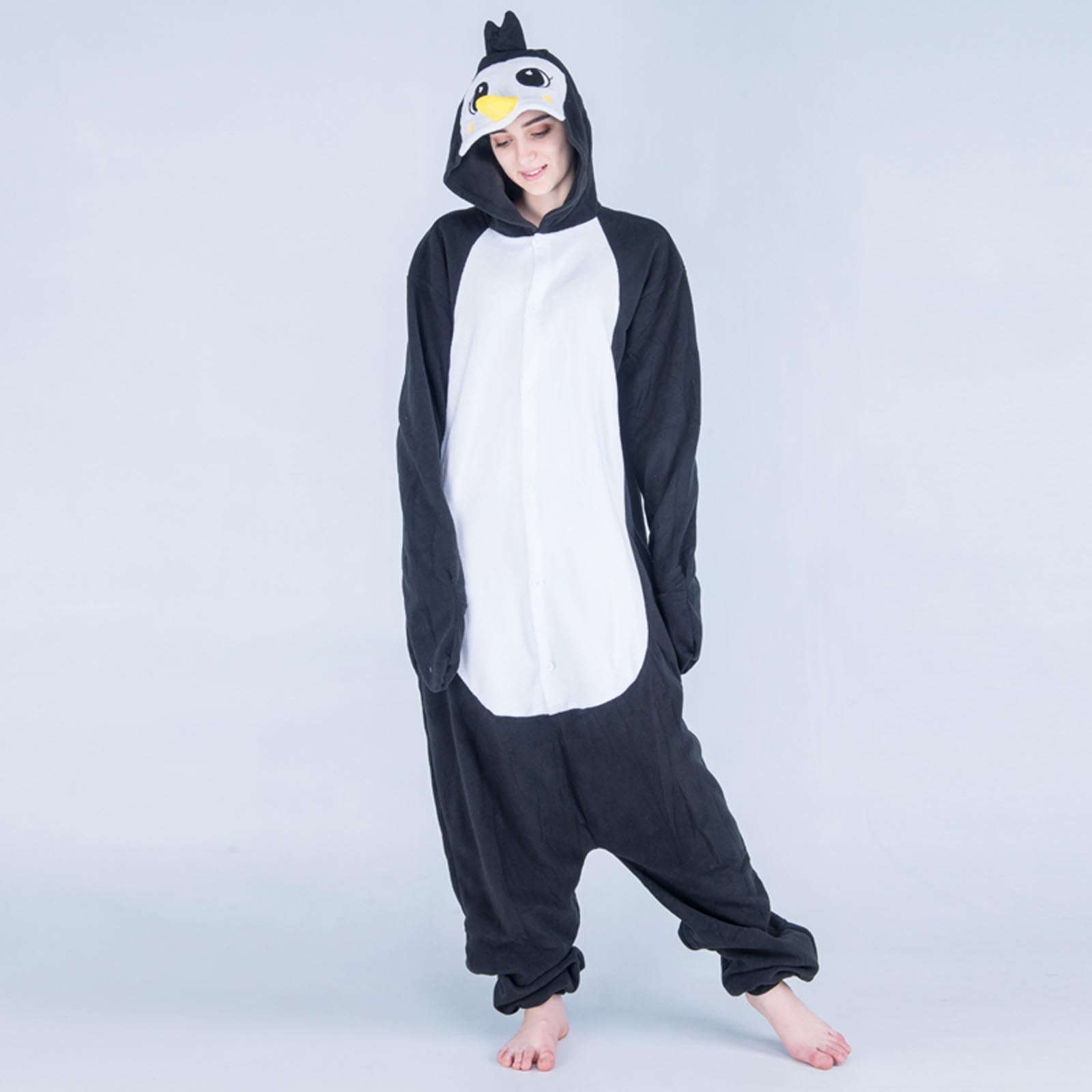 Animal Adult Onesie – Unisex Ganzkörper-Pyjama Aus Polar-Fleece, Für Cosplay, Halloween & Gemütliche Abende