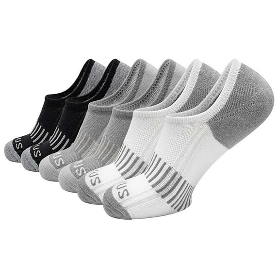 Wancir Ankle Socks Womens Running Athletic No Show Socks Cushioned 6-Pairs