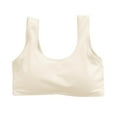 thumbnail image 1 of Wancir Athletic Sports Bra Girl 6-14Y Crop Tops First Teen Girls Bra Cotton Underwear Unpadded Seamless for Running, 1 of 2