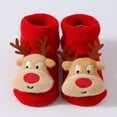 thumbnail image 1 of Wancir Baby Booties Cozy Fleece Slippers Soft Baby Shoes With Gripper Soles, Winter Warm Infant Newborn Crib Sock Shoes First Walkers, 1 of 3