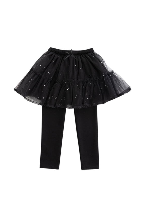 Wancir Baby Infant Girls Sparkling Sequin Tutu Skirt Legging Toddler Cotton Pants