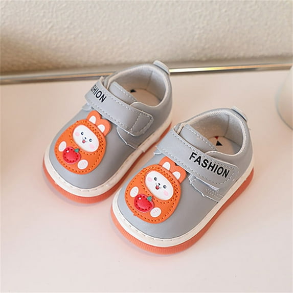 Wancir Baby Shoes Boys Girls Infant Sneakers Non-Slip Rubber Sole Toddler Crib First Whistle Walker Shoes