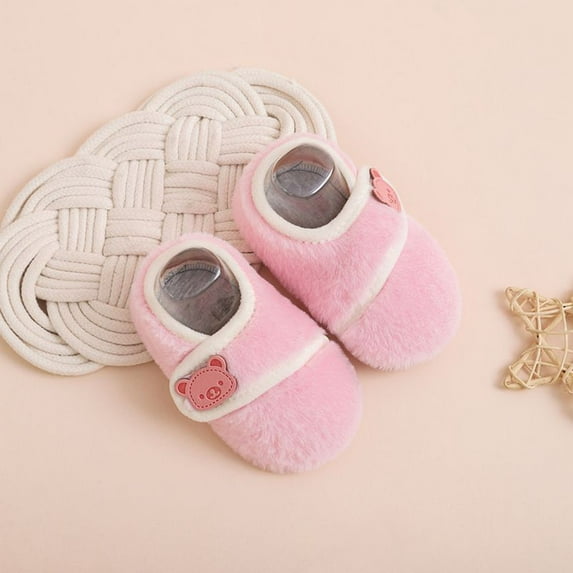 Wancir Baby Shoes Toddler Sock Shoes Kids Walking Shoes Infant Non-Slip Indoor Slippers with Soft Rubber Sole Boys Girls Slip On Outdoor Sneakers