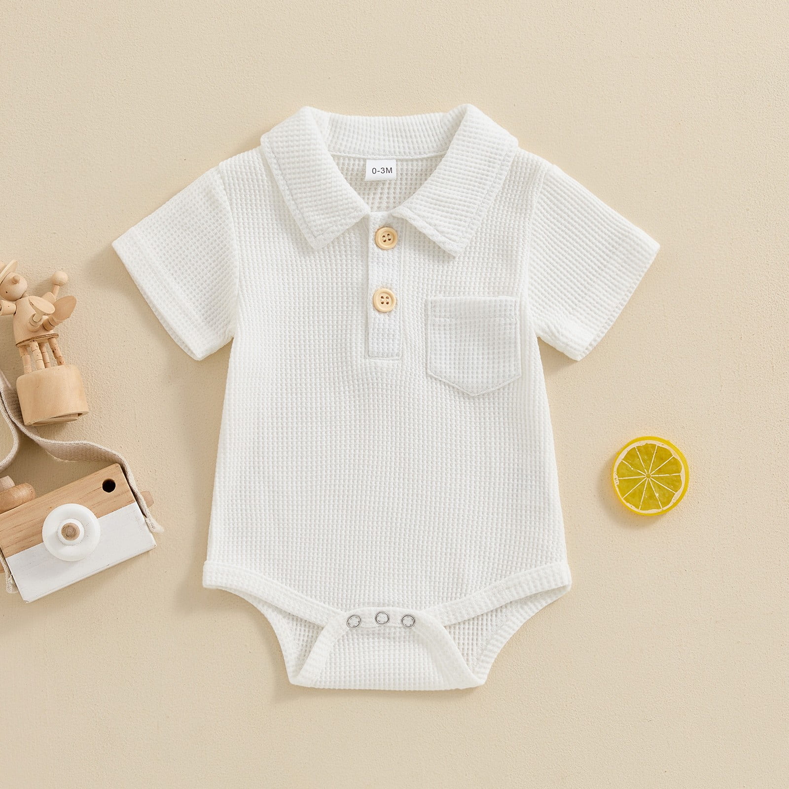 Wancir Baby Spring New Onesie Newborn Climbing Clothes Short Sleeve Thin Ha Clothes Bag Fart Clothes