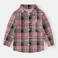 thumbnail image 1 of Wancir Boys' Dress Shirts Long Sleeve Button Down Solid Formal Uniform Casual Western Shirt, 1 of 7
