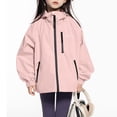 thumbnail image 1 of Wancir Boys Girls Lightweight Raincoat Waterproof Hooded Rain Jacket Windbreaker kids jacket, 1 of 3