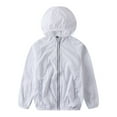 thumbnail image 1 of Wancir Boys Girls Rain Jacket Kids Lightweight Waterproof Hooded Raincoats Windbreakers, 1 of 4