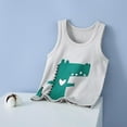 thumbnail image 1 of Wancir Boys' Summer Vest Kids Crewneck Size 3-12 Years Toddler Boys' Value Pack Cotton Vests Shirts, 1 of 3