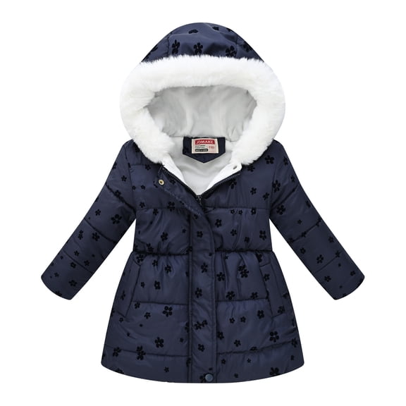 Wancir Boys' Winter Jacket - Heavyweight Quilted Down Jacket - Insulated Hooded Outerwear Coat for Boys