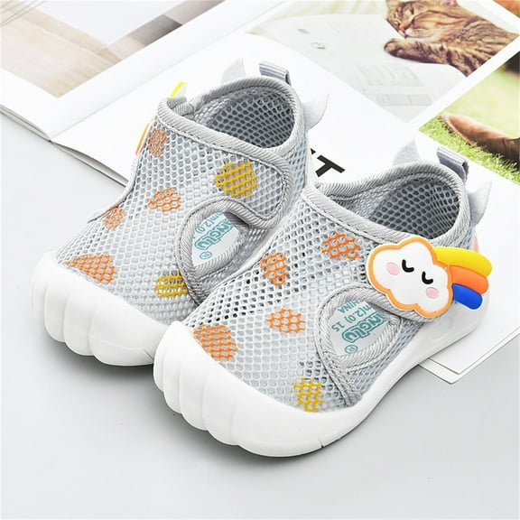 Wancir Casual Shoes for Child Infant Toddler Girls Boys Shoes Sandals Flat Bottom Non Slip Half Open Toe Slip Summer
