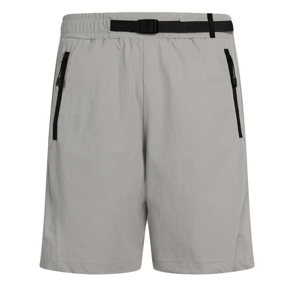 Wancir Chino Shorts Men Slim Fit Athletic Shorts Fitness Gym Shorts Men Summer Zipper Pockets Shorts Trendy Buckle Belted