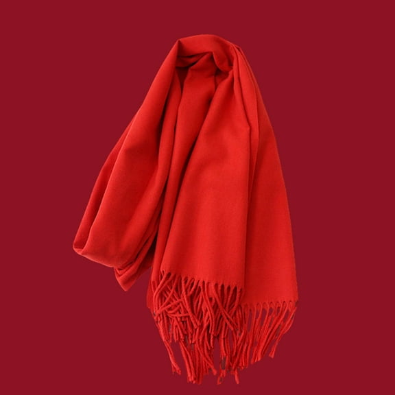 Wancir Christmas Red White Scarf Striped Knit Candy Cane Scarf Snowman Long Scarves for Women Men Holiday Winter