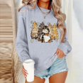 thumbnail image 1 of Wancir Christmas Sweatshirts for Women Merry Christmas Tree Graphic Long Sleeve Xmas Vacation Pullover Christian Tops, 1 of 4
