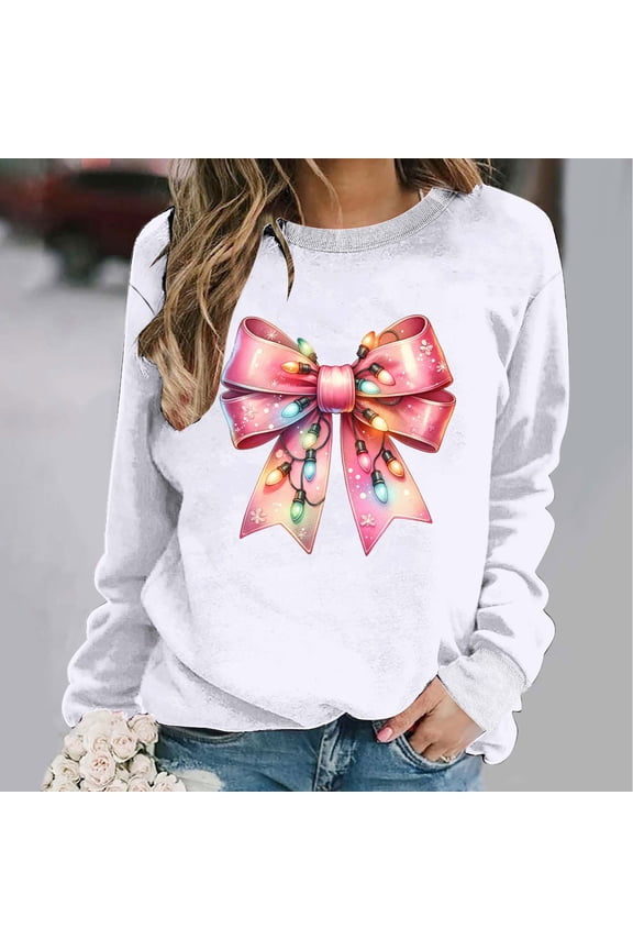 Wancir Christmas Tunics for Women Xmas Jumper Xmas Tops Christmas Blouse Xmas Gifts Christmas Tops Novelty Xmas Shirts