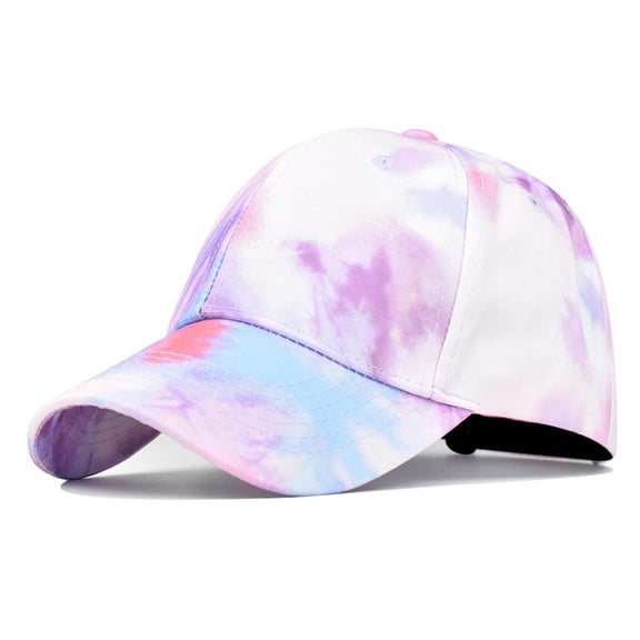 Wancir Colorful Tie-Dyed Print Baseball Cap for Men Women Classic Fashion Adjustable Trucker Hat Summer Sun Hat
