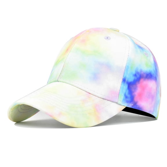 Wancir Colorful Tie-Dyed Print Baseball Cap for Men Women Classic Fashion Adjustable Trucker Hat Summer Sun Hat