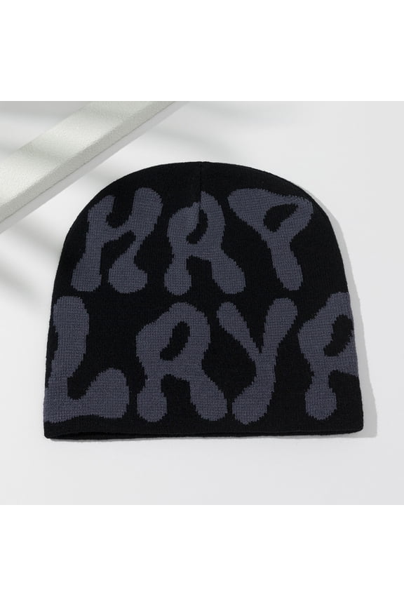 Wancir Fashion Autumn Winter Warm Beanie Hats Embroidery Cotton Caps Men Women Knitted Hip Hop Hats