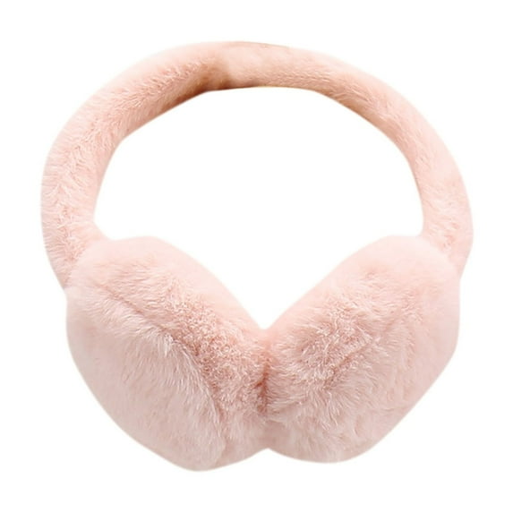 Wancir Fluffy Ear Muff for Plush Foldable Earmuffs Kids Winter Earmuffs Girls Boys Cold Weather Ear Warmer
