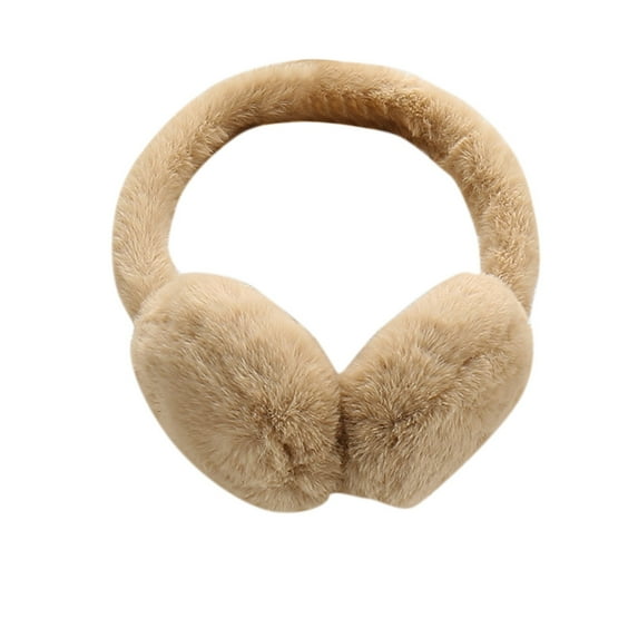 Wancir Fluffy Ear Muff for Plush Foldable Earmuffs Kids Winter Earmuffs Girls Boys Cold Weather Ear Warmer