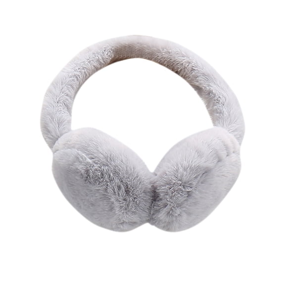 Wancir Fluffy Ear Muff for Plush Foldable Earmuffs Kids Winter Earmuffs Girls Boys Cold Weather Ear Warmer