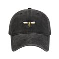 thumbnail image 1 of Wancir Funny Bumble Bee Hat Adjustable Cotton Embroidered Baseball Cap for Women Men Gifts, 1 of 2