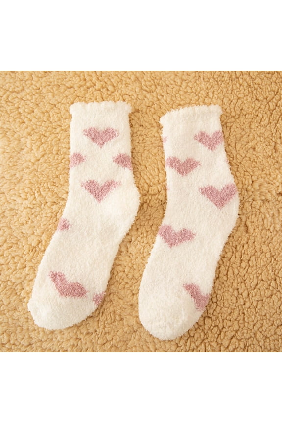 Wancir Fuzzy Socks for Women Fluffy Slipper Socks Cozy Winter Warm Soft Microfiber Plush Home Sleeping Gift Socks