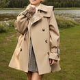 thumbnail image 1 of Wancir Girl's Double Breasted Trench Coat Dress Outerwear, 4-14 Years, 1 of 4