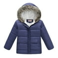 thumbnail image 1 of Wancir Girl's Winter Jacket Long Puffer Coat Fleece Outerwear Jacket with Hood Water Resistant, 1 of 8