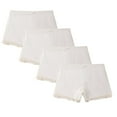 thumbnail image 1 of Wancir Girls' Boxer Briefs | Organic Cotton Soft Underwear Set for Toddlers & Kids, Comfort Underpants, 4-Pack, 1 of 2