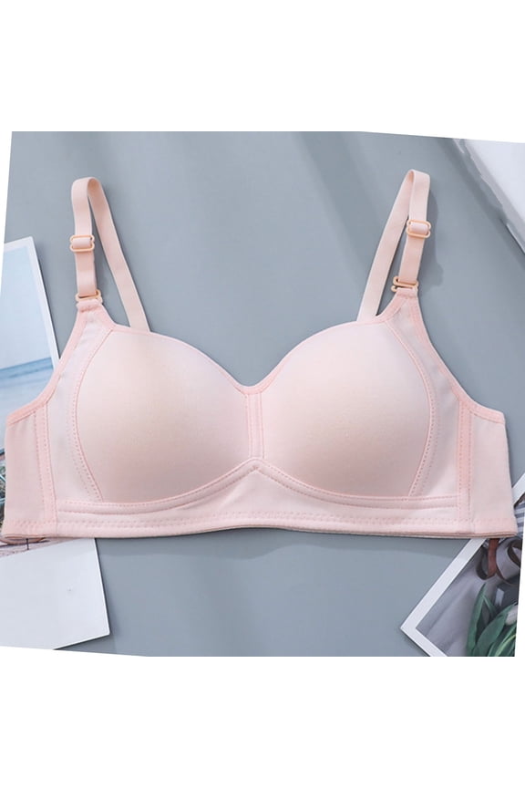 Wancir Girls Bra Thin Style Small Chest Push Up No Steel Ring Underwear Bra
