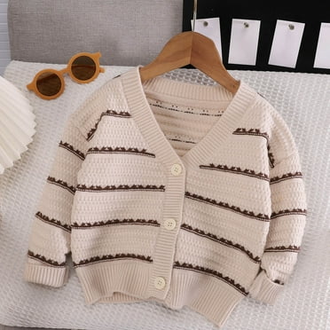 Wancir Girls Cardigan Kids Heart Cardigan Sweater Valentines Long Sleeve Toddler Girl Soft Knit Cardigan