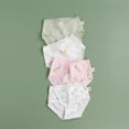 thumbnail image 1 of Wancir Girls' Cotton Underwear Toddler Soft Panties 4 pack Baby Kids Assorted Briefs, 1 of 3