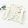 thumbnail image 1 of Wancir Girls Cropped Cardigan Sweaters Long Sleeve Cable Knit Button Front Sweater 2-9Y, 1 of 3
