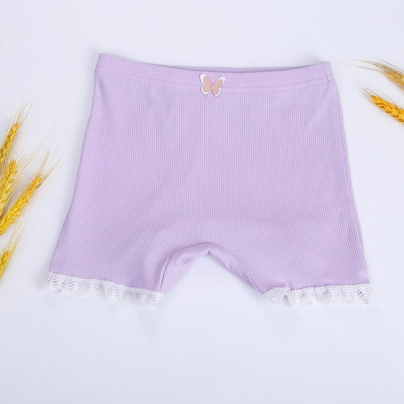 Wancir Girls Dance Shorts Breathable Bike Shorts for Sports Play Underdress 2-14Y