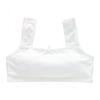 Wancir Girls First Bra 7-16 Seamless Training Bras for Girls Sports Bras Stretchy Comfortable- No Pads, Chest Double Lined