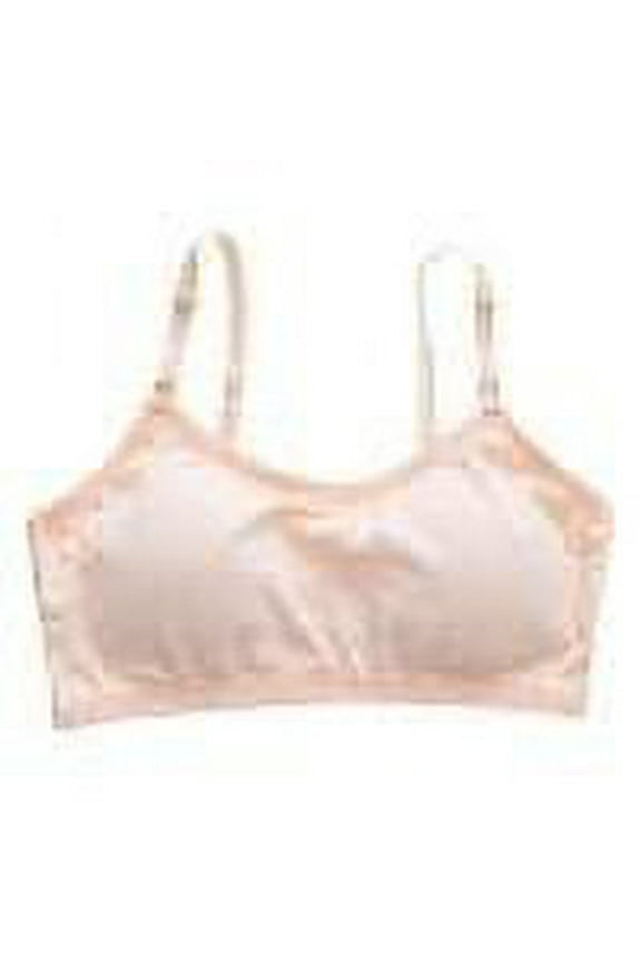 Wancir Girls First Bra 7-16 Seamless Training Bras for Girls Sports Bras Stretchy Comfortable- No Pads, Chest Double Lined